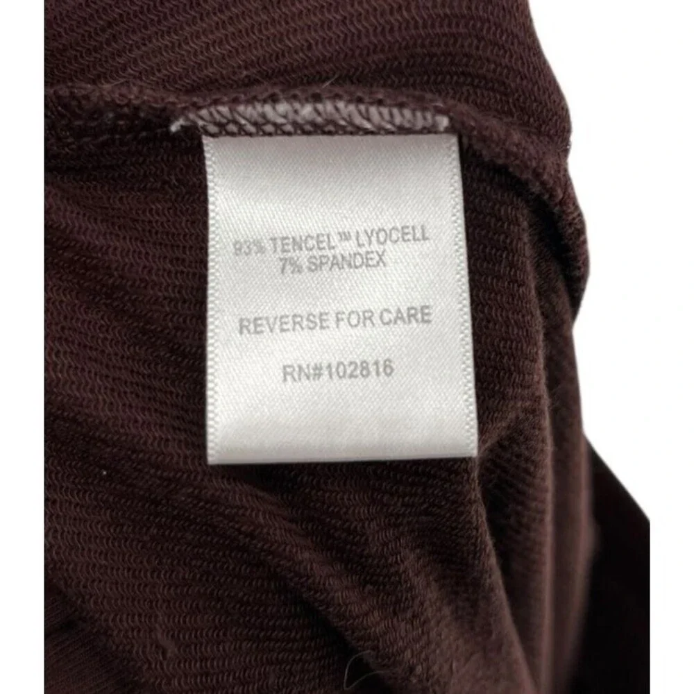 Garnet Hill Pants Women's Size XS Brown Stretch Waist